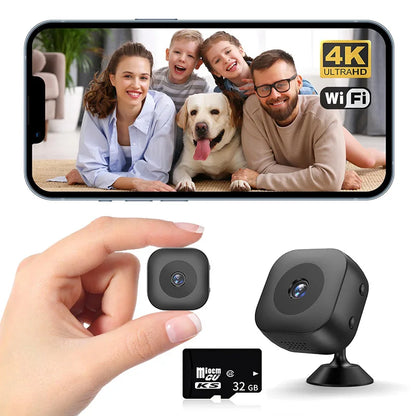 4K Smart Wireless Home Security Camera – HD Battery-Powered Indoor & Outdoor Surveillance for Theft Prevention