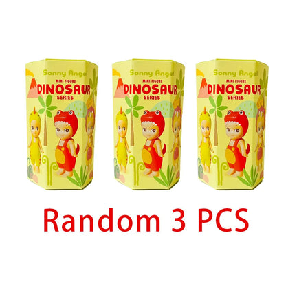 Sonny Angel Dinosaur Series – Cute Hippers Harvest Hippie Doll, Trendy Car Phone Ornament & Children's Toy Gift