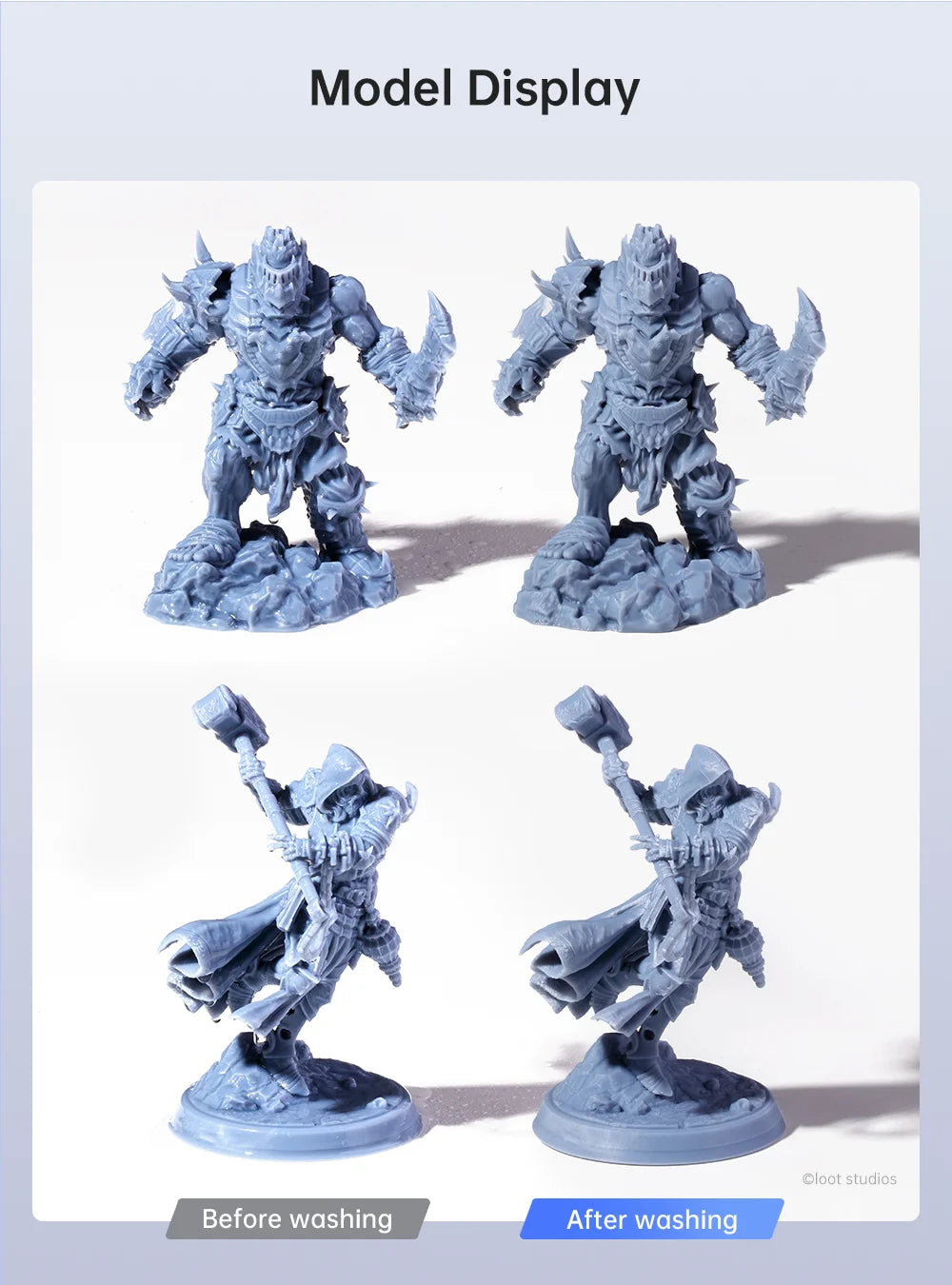 ANYCUBIC Wash & Cure Machine | 3-4L Large Volume for LCD/DLP Resin 3D Printers, Compatible with Photon Mono 2