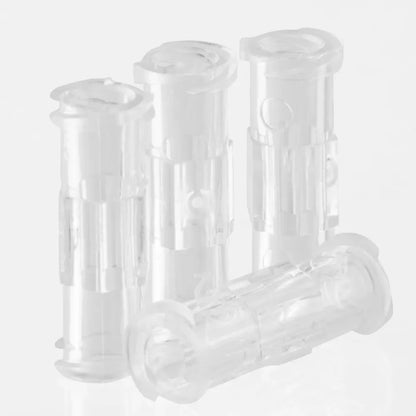Double Helix Luer Syringe Connector – Sterile Transparent PP Pneumatic Parts, Leak-Proof Drug Guide Device (10/20/50/100pcs)
