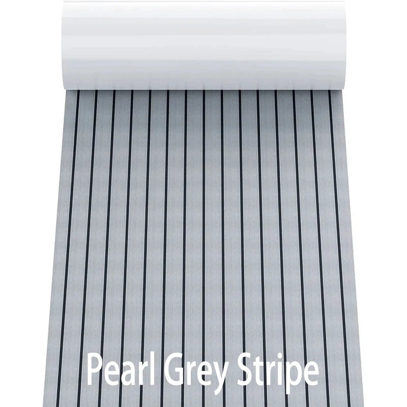 2400×450×6mm EVA Foam Boat Flooring — Faux Teak Decking Sheet Pad in 4 Colors for Boat, Marine, Yacht & RV Deck Mat