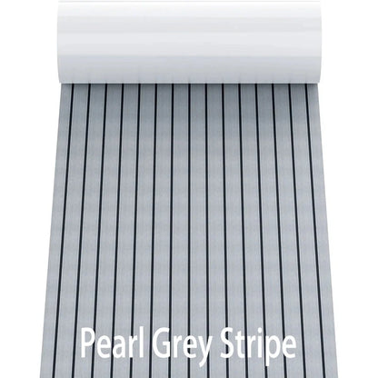 2400×450×6mm EVA Foam Boat Flooring — Faux Teak Decking Sheet Pad in 4 Colors for Boat, Marine, Yacht & RV Deck Mat