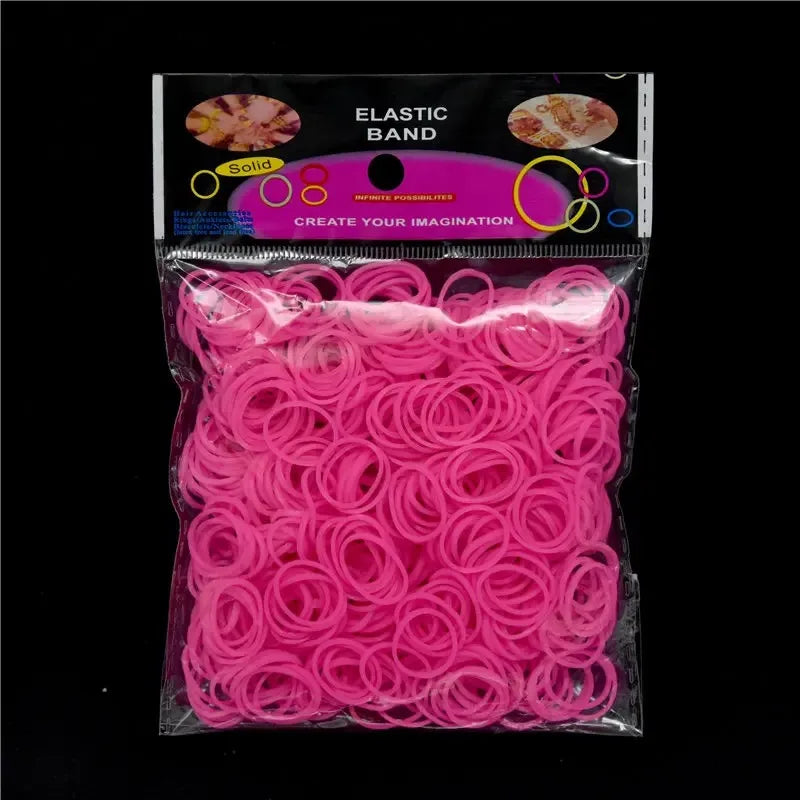 Loom Rubber Bands Refill Kit – DIY Bracelet Making Craft Set for Kids, Creative Weaving Toy Gift
