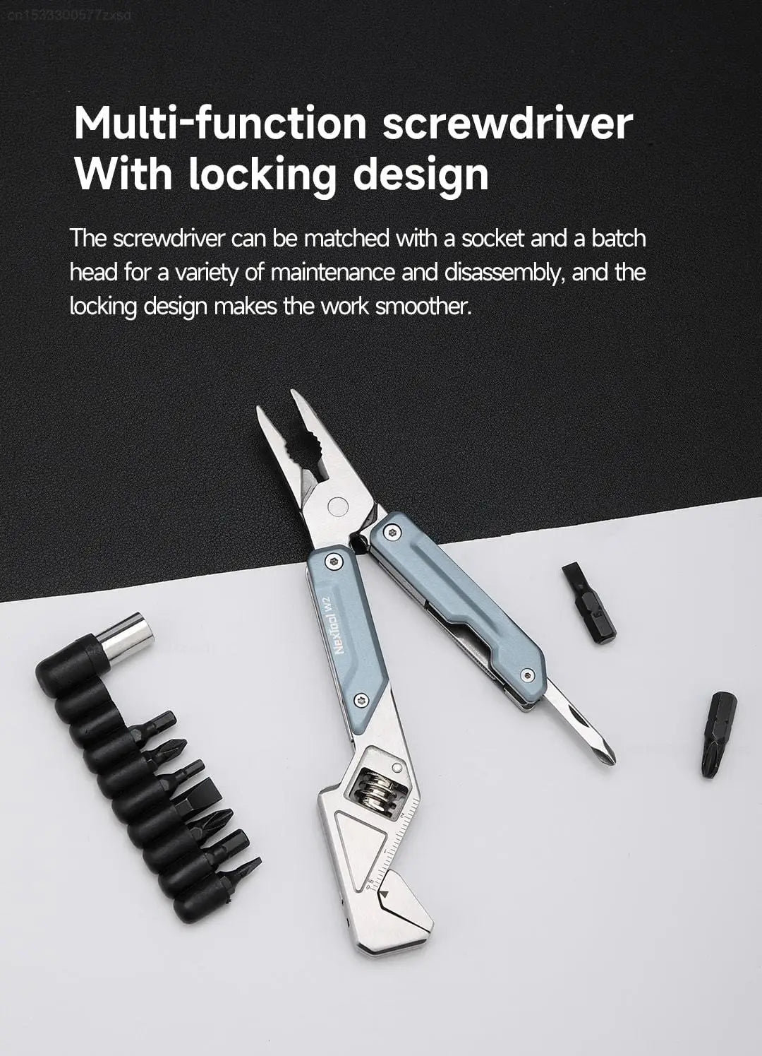 NexTool Light Wrench W2 Multitool – Folding Pliers, Large Spanner, Scr ...
