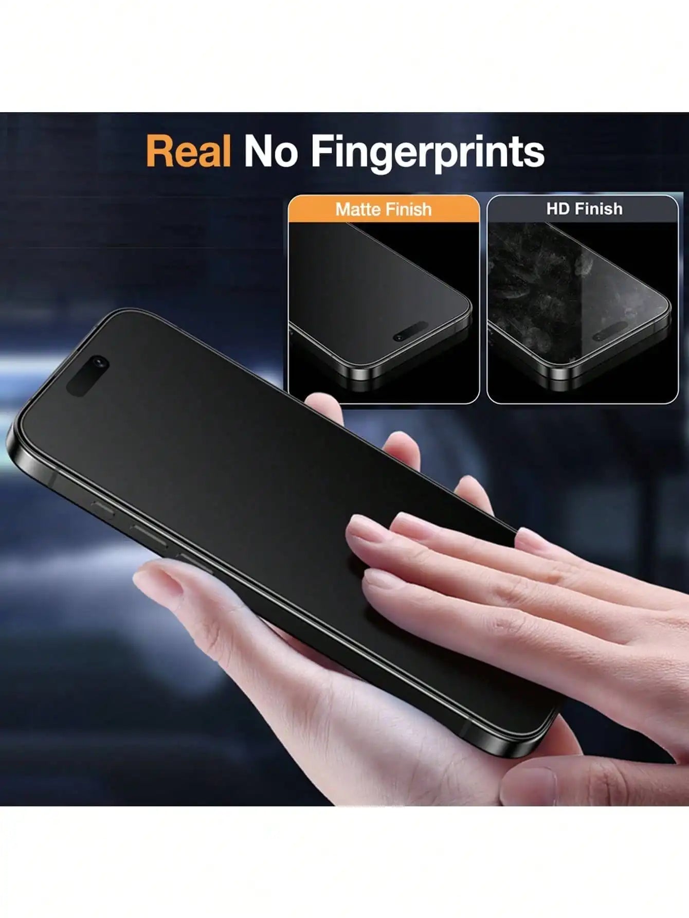 3PCS Matte Anti-Peeping Tempered Glass Screen Protector – Compatible with iPhone 16/16 Pro/16 Pro Max/17/17 Pro/17 Pro Max/17 Air