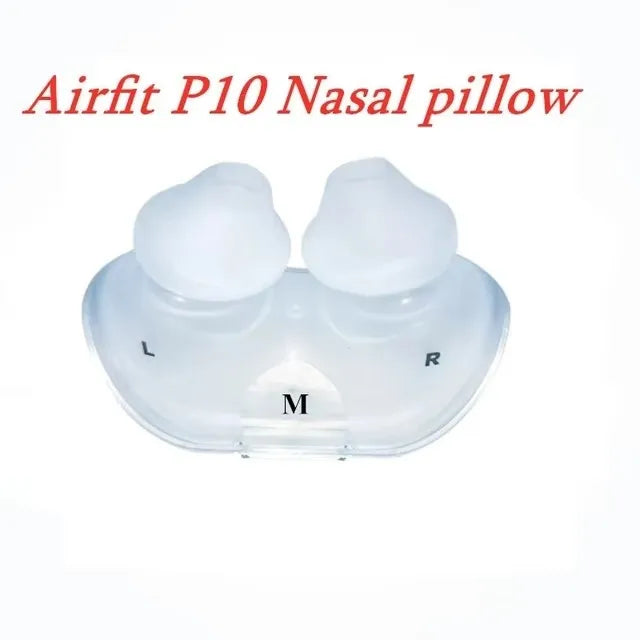 Silica Cushion for ResMed AirFit P10 Nasal Pillows Mask – S/M/L Anti-Snore Sleep Apnea Accessory