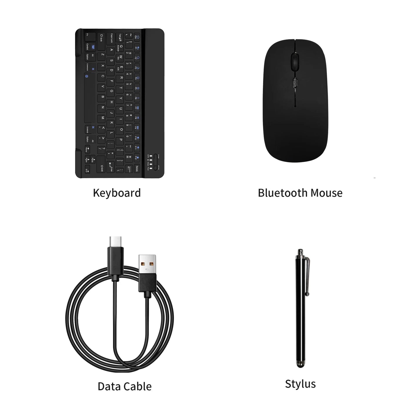 PRITOM TAB11 Android 14 Tablet – 10 Inch, 8GB RAM, 128GB ROM, Octa-Core, 5G WiFi, Keyboard & Case