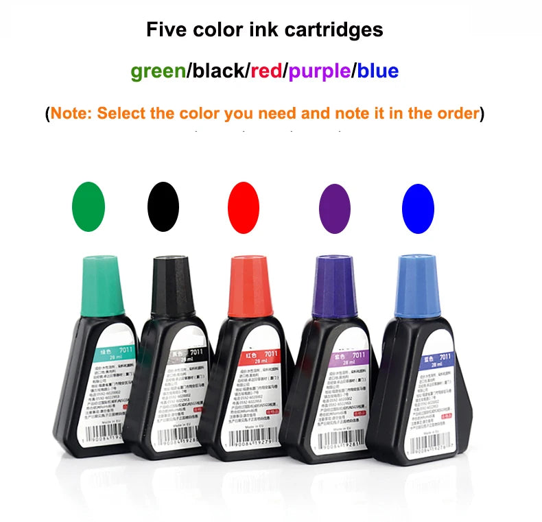 Custom Self-Inking Rectangular Stamp – Personalized 1-4 Line Office St ...