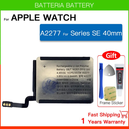 New Genuine Replacement Battery for Apple Watch Series SE 4/5/6 – 40mm/44mm, Includes Free Tools