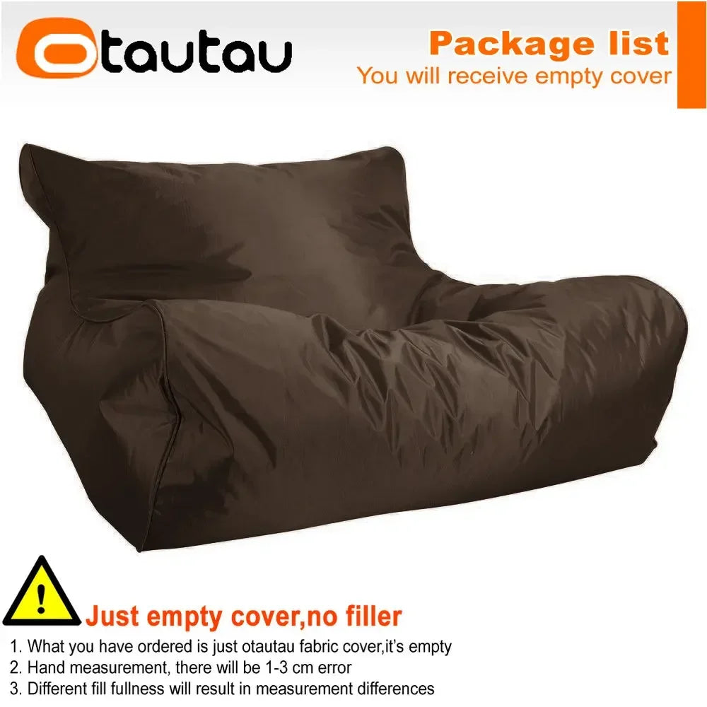 OTAUTAU Waterproof Floating Bean Bag Lounger Cover – Swimming Pool Sofa Bed Pouf, No Filler Chaise Lounge Recliner Puff SF019