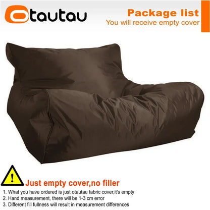 OTAUTAU Waterproof Floating Bean Bag Lounger Cover – Swimming Pool Sofa Bed Pouf, No Filler Chaise Lounge Recliner Puff SF019