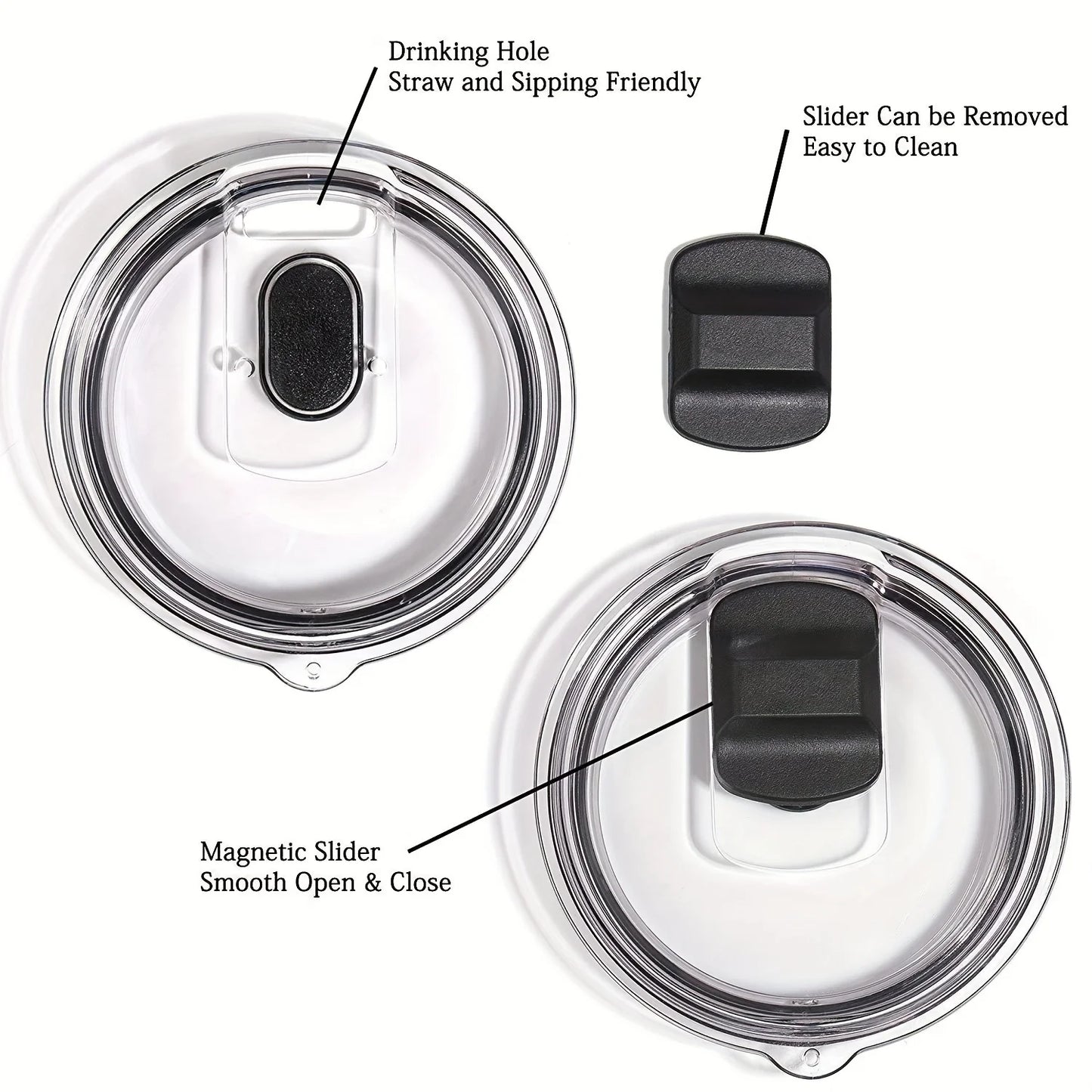 20oz/30oz Dust-Proof Cup Lid – Coffee & Beverage Cup Lid Accessory for Kitchen Supplies