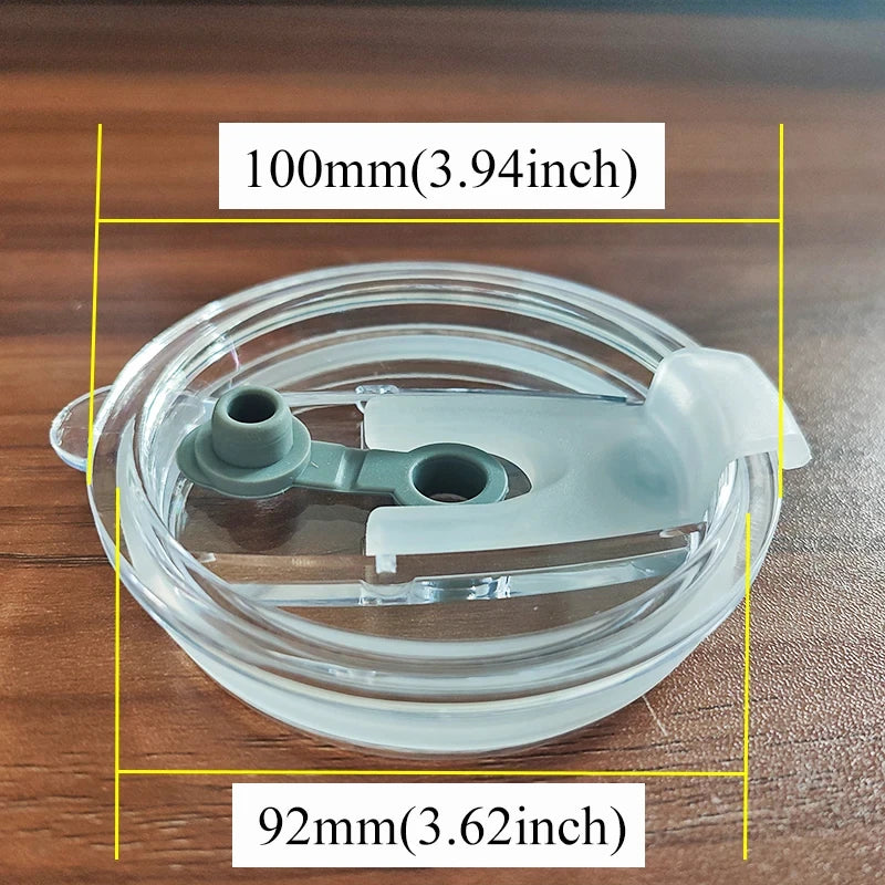 Y-Sealing Cup Lid — 12/16/20/30oz Spill-Proof Replacement for Ozark Trail, RTIC & Yeti