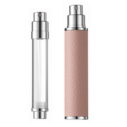 10ML Refillable Leather Perfume Bottle – Glass Atomizer with Ultra-Fine Mist for Travel
