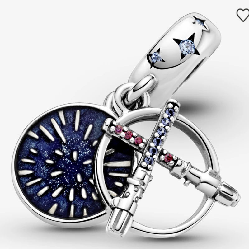 Fall New 925 Silver Plated MINISO Marvel Star Wars Rescuers Pendant Charm – Fits Original Pandora Bracelet, DIY Jewelry for Women