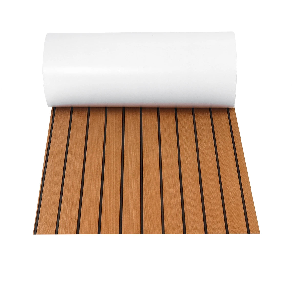 Self-Adhesive EVA Foam Teak Decking – Faux Marine Flooring Boat Floor Mat 600x2400x6mm