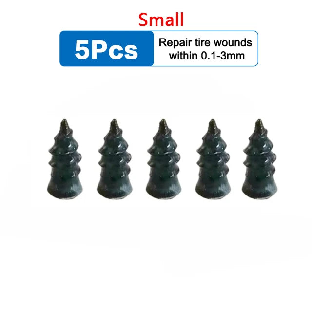 Vacuum Car Tire Repair Kit – Rubber Nails & Screws for Tubeless Tires, Motorcycle & Truck Repair Tools