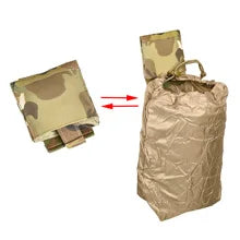 Tactical Dump Pouch – Foldable MOLLE Cummerbund Magazine Pouch, Mil-Grade Elastic Ultra-Light Roll-Up Drop Soft MAG Pouches