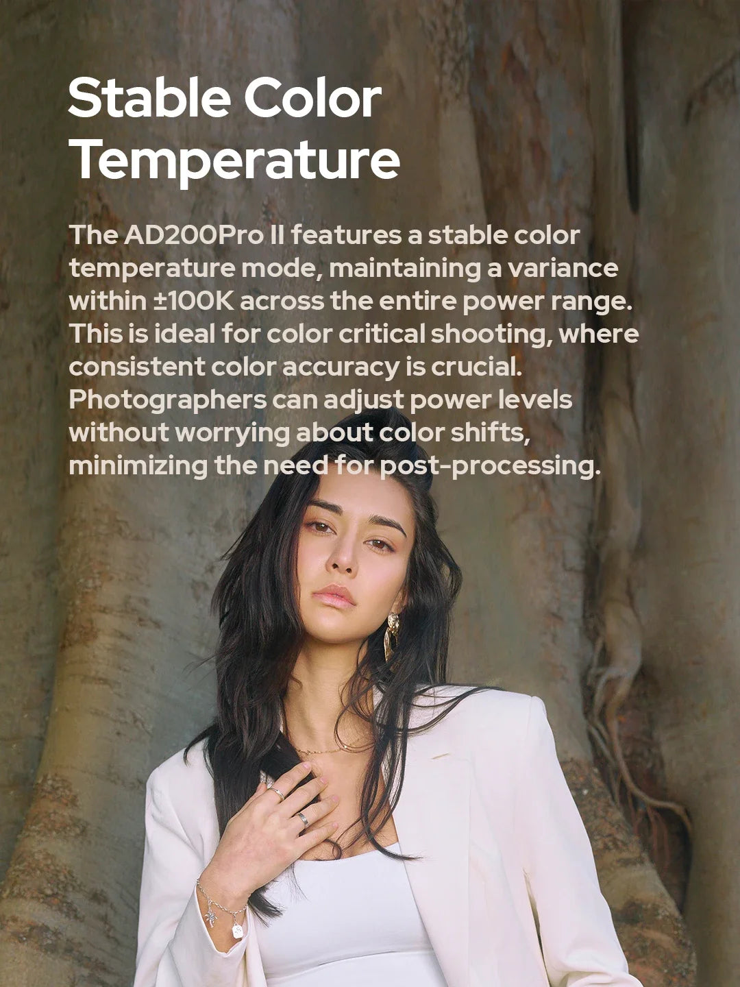 Godox AD200 Pro II Flash – 200Ws, 1/8000 HSS, 2980mAh Battery, 2.4G Wireless X System, Bi-Color Modeling Lamp Speedlight Flash