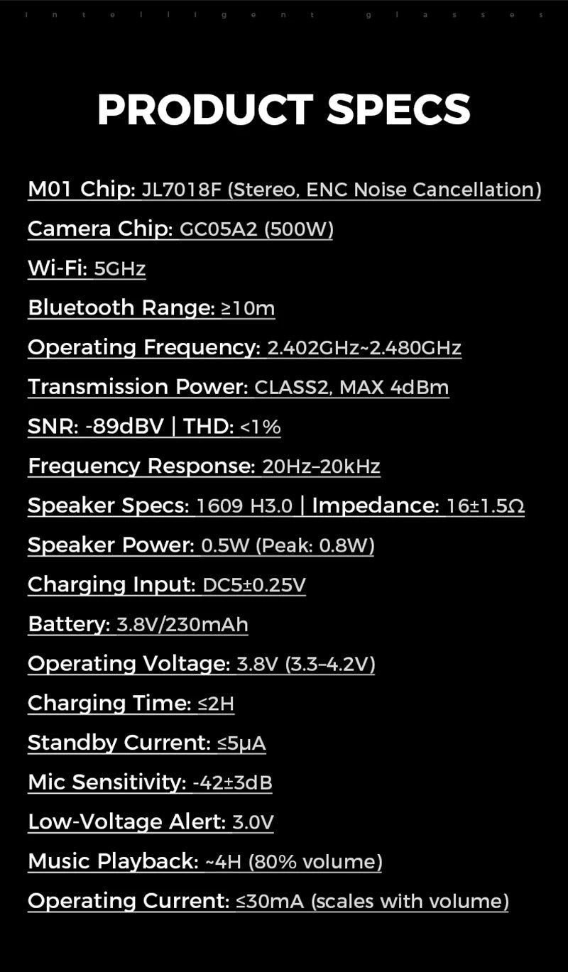 Xiaomi AI Smart Glasses — 1080P HD Polarized Sunglasses with Camera, Video Recorder & Sports Surveillance DVR