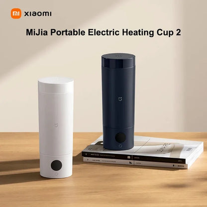 XIAOMI Mijia Portable Electric Kettle 2 — 350ml Smart Temperature Insulated Thermos Cup Fast Water Boiler for Travel