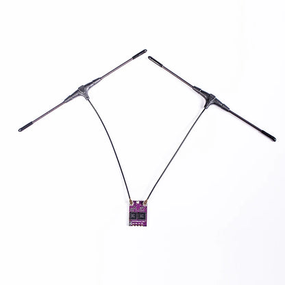 ES900 DUAL RX ELRS Diversity Receiver – 915MHz/868MHz with Built-in TCXO for RC Airplane & FPV Long Range Drone