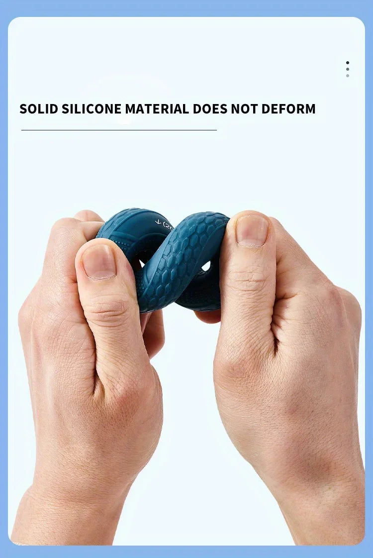 Silicone Hand Grip Strengthener Ring – Forearm & Finger Training for Strength