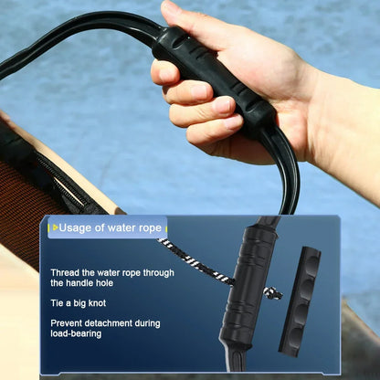 8L/13L Folding Fishing Bucket – Multifunction Waterproof Outdoor Camping Bucket with Ergonomic Handle