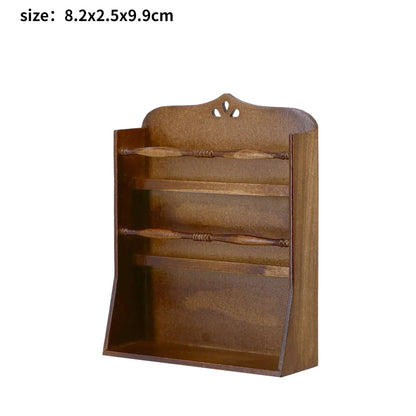 1/6 Scale BJD Dollhouse Wooden Shelf & Sink Cabinet — Miniature Kitchen Furniture Accessory for Dollhouse Bar Counter