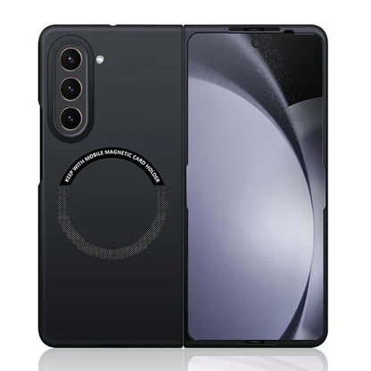 Ultra Thin Skin Feel Case for Samsung Galaxy Z Fold 3/4/5/6/7 – Magnetic Wireless Charging Compatible Fold Cover