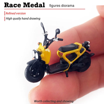 RM 1:64 City Motorcycle Mini Figure Model – Micro Scene Collectible Toy