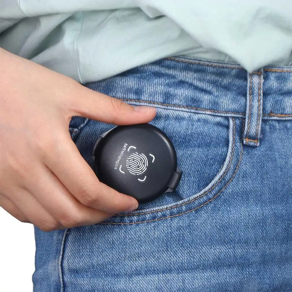 1PC Fingerprint Ink Pad – Thumbprint Ink Pad for Notary, ID Security, and Identification Cards – Fingerprint Kit Supplies