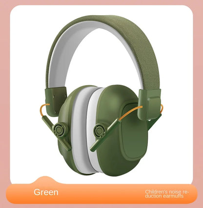 Kids Noise-Cancelling Earmuffs – Soundproof Headphones for Aircraft, Learning & Drums