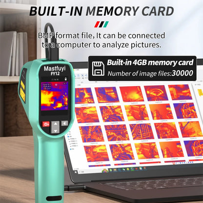 MASTFUYI Rechargeable Thermal Imaging Camera – Handheld Infrared Imager, -20℃ to 550℃, Waterproof, Dustproof & Drop Resistant