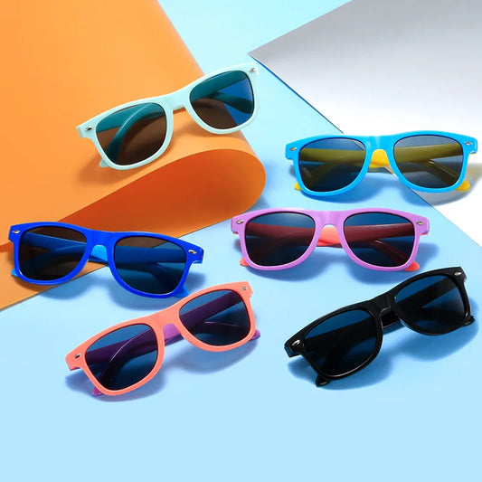Children’s Colorful Sunglasses – UV Resistant Summer Shades for Boys & Girls