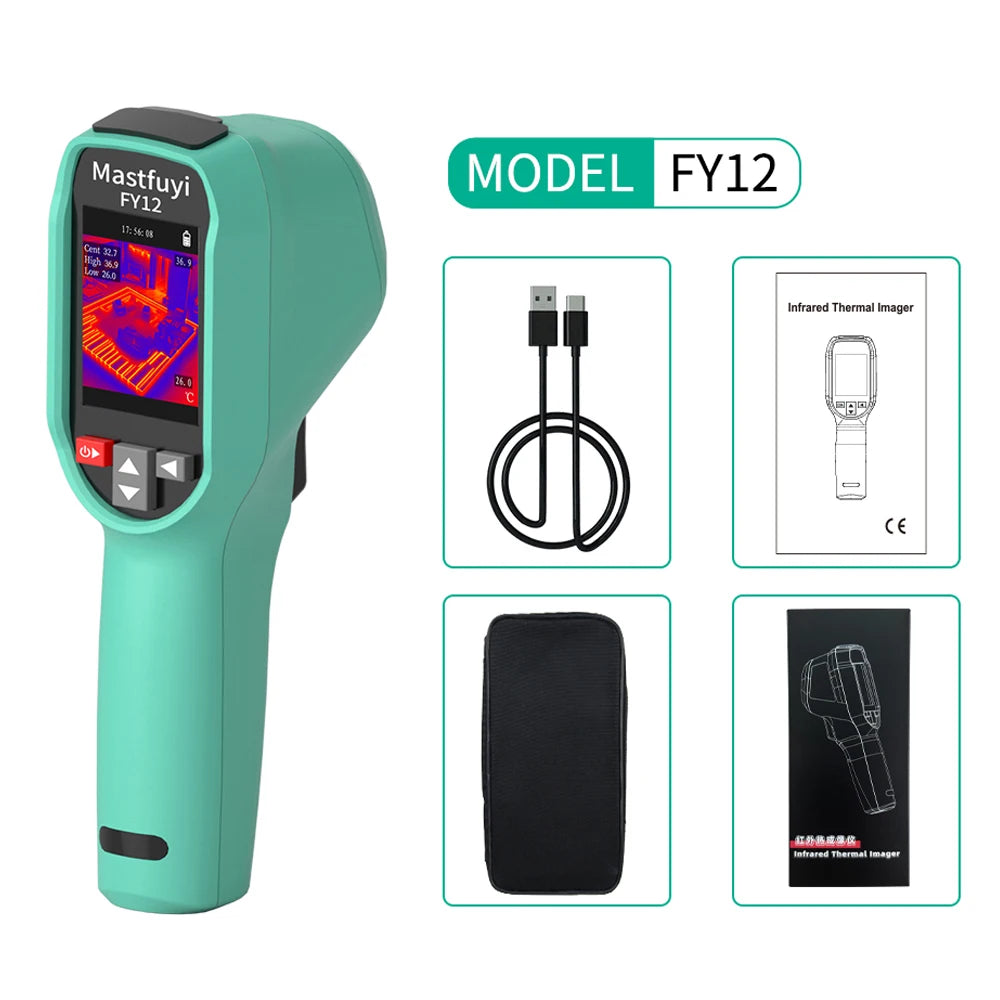 MASTFUYI Rechargeable Thermal Imaging Camera – Handheld Infrared Imager, -20℃ to 550℃, Waterproof, Dustproof & Drop Resistant
