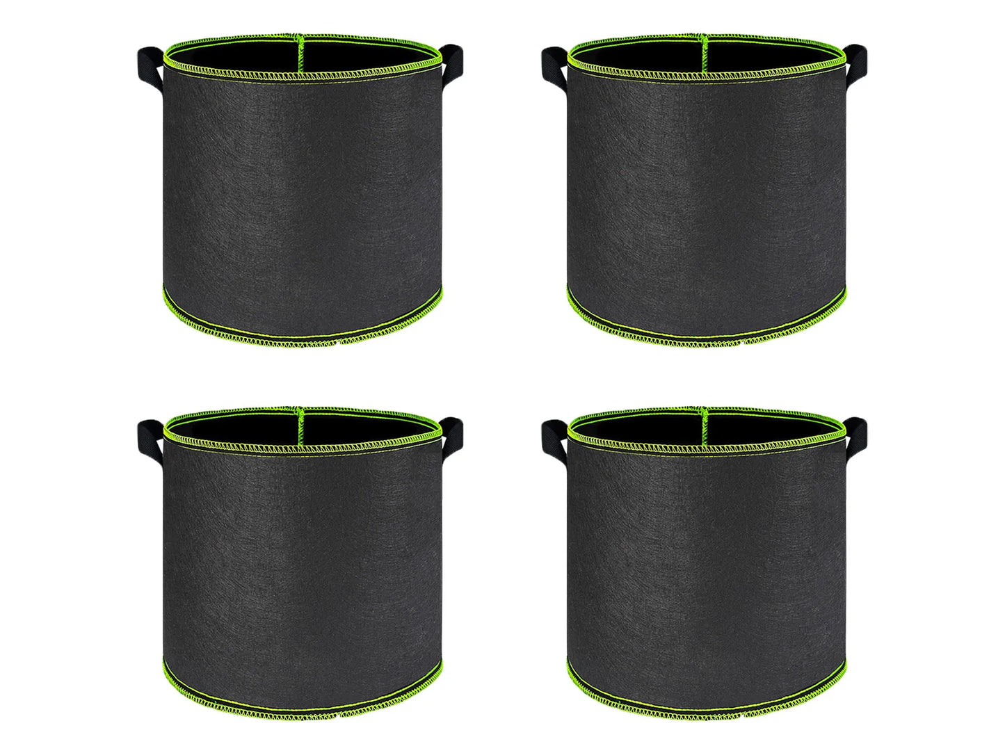 Non-Woven Grow Bags with Handles – 2/3/5/7/10 Gallon Vegetable & Flower Plant Pots