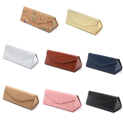 Elegant Velvet Folding Glasses Case: European Hot Design for Sunglasses & Reading Glasses - Men's & Women's Eyewear Cases