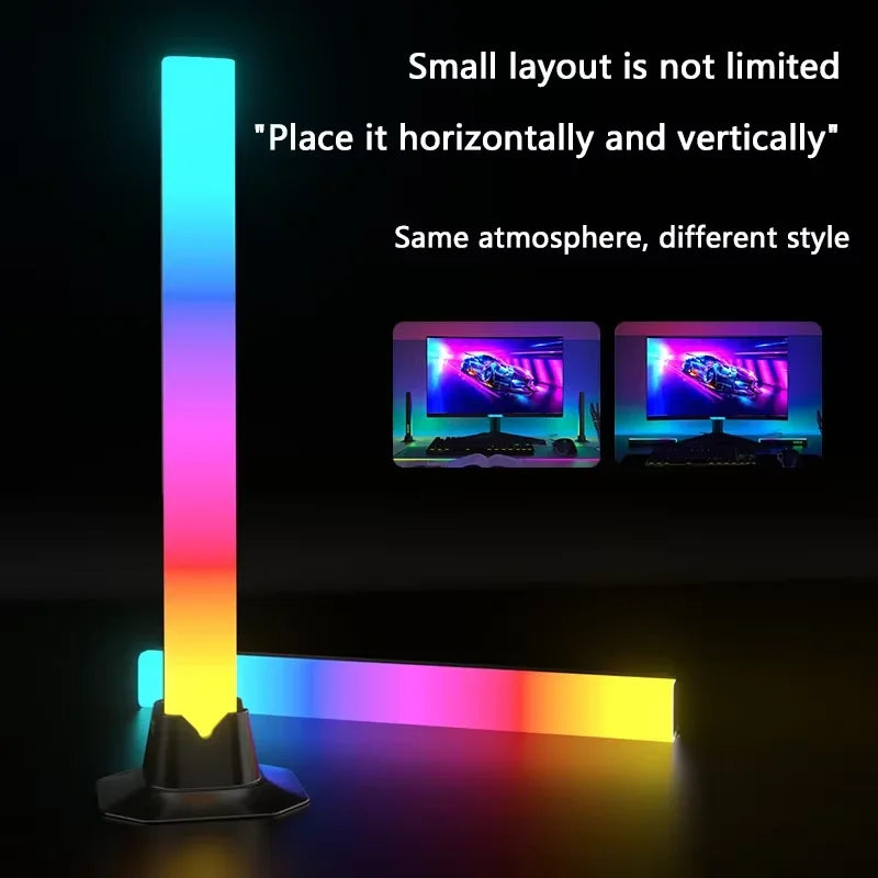 USB RGB LED Light Bar – Color-Changing TV Backlight with Remote, Music Rhythm Ambient Strip, Symphony Atmosphere Lamp Decor