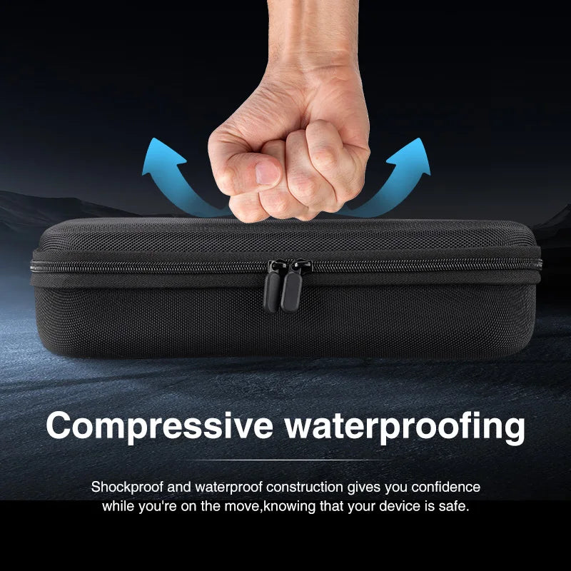 EVA Portable Shockproof Case for PS5 Portal — Protective Anti-Drop Storage Bag for Sony PlayStation Handheld Game Console