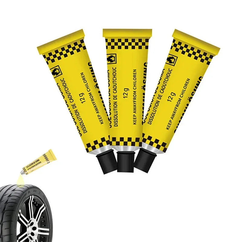 1/2/3/5PCS Motorcycle Tire Repair Glue – Strong Puncture & Inner Tube Adhesive for Tyre Maintenance