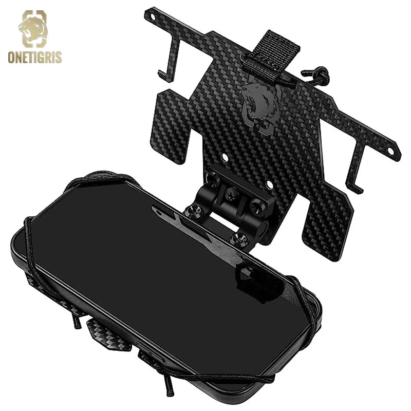 ONETIGRIS Tactical Chest Bag with Military Mobile Phone Rack - Molle Panel for Outdoor Gear, Map Case & Foldable iPhone Navigation Board