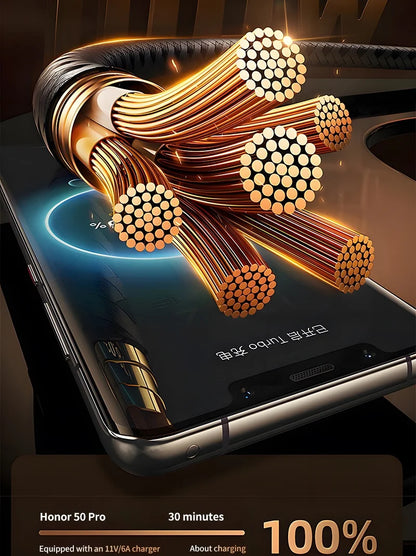 240W PD Fast Charging USB-C to USB-C Cable with 100W Digital Display – Charger for Xiaomi Huawei MacBook iPad