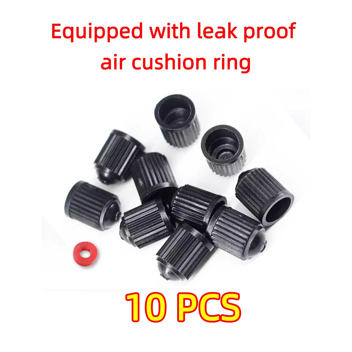 10/20/50/100PCS Universal Tire Valve Stem Caps – Dustproof Rim Covers for Motorcycle, Bicycle & Car