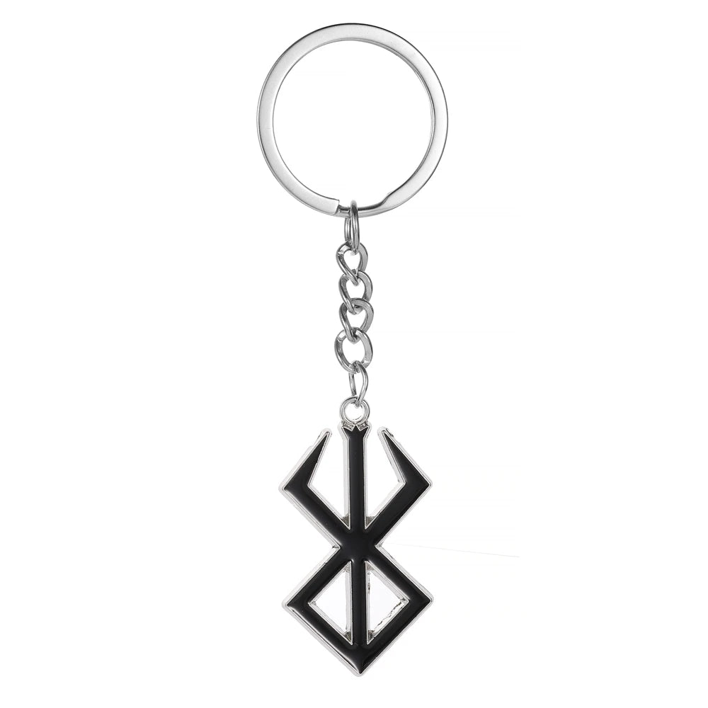 Berserk Anime Logo Necklace – Guts Sword Symbol Pendant, Trendy Cosplay Jewelry Gift & Decoration