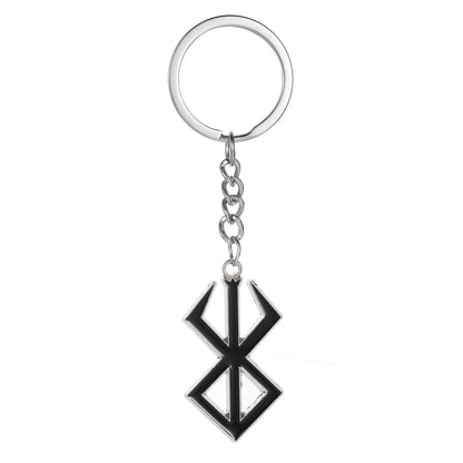 Berserk Anime Logo Necklace – Guts Sword Symbol Pendant, Trendy Cosplay Jewelry Gift & Decoration