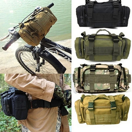 Men's Tactical Waist Fanny Pack: Military Waterproof Cross-body Shoulder Sling Bag - Ideal for Hiking, Outdoor Climbing, Fishing, Camping