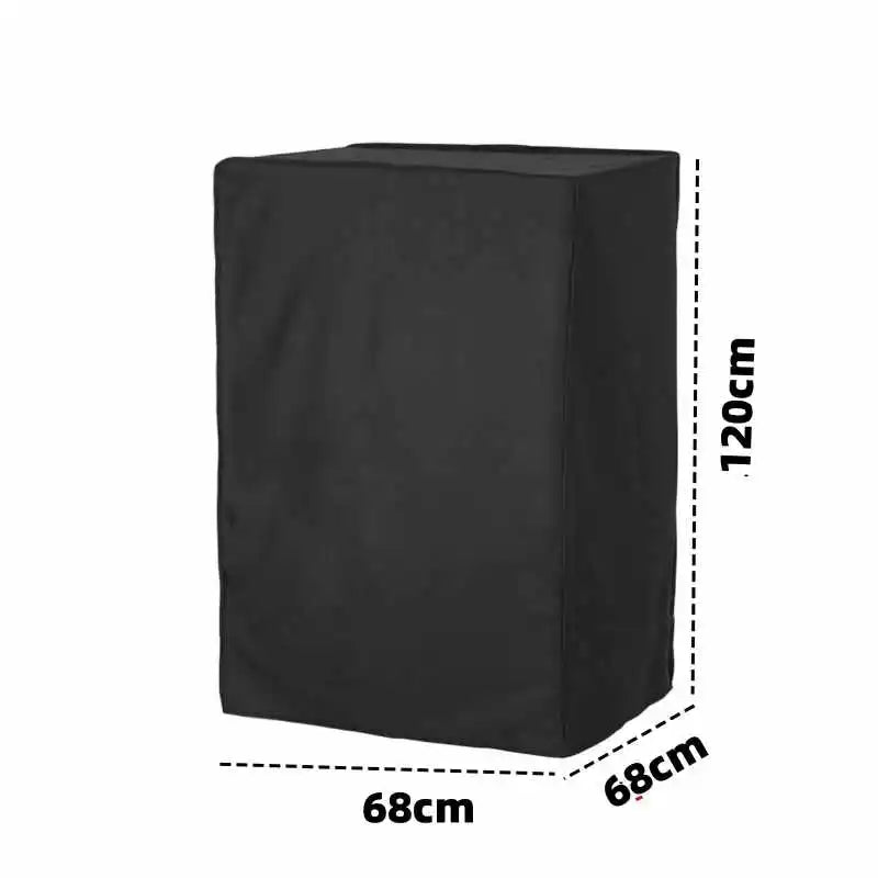 Outdoor Garden Waterproof Chair Cover — Black Balcony & Stacking Chair Protector for Open-Air Furniture