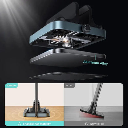 Joyroom Vertical Laptop Stand & Phone Mount Holder - Adjustable Desktop Dock for MacBook, Samsung, HP, Dell