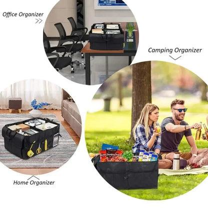Car Trunk Storage Bag – Folding Multifunction Container, Tool & Food Organizer Box for Universal Cars
